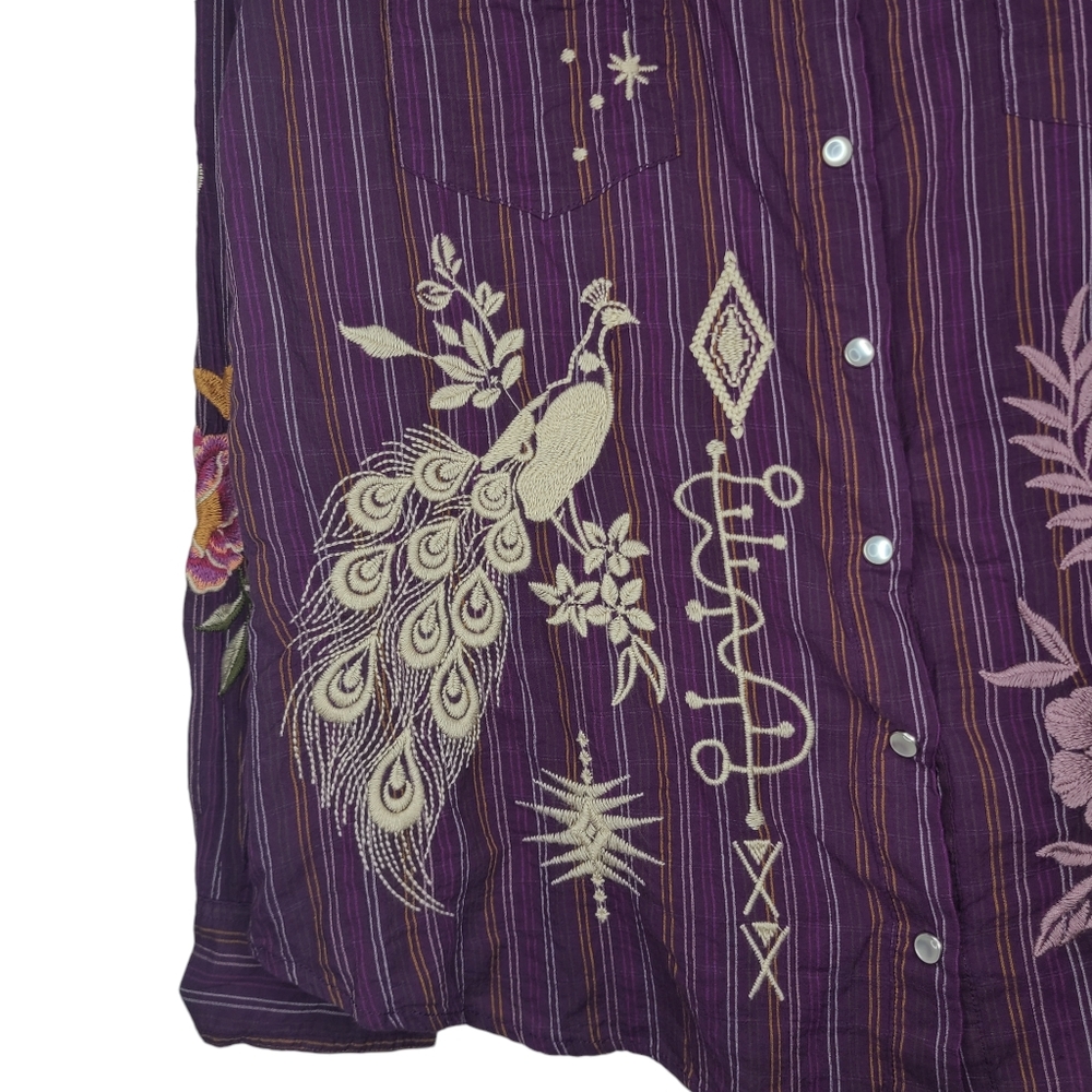 Johnny Was Workshop Brittany Patch Pocket Shirt W… - image 8